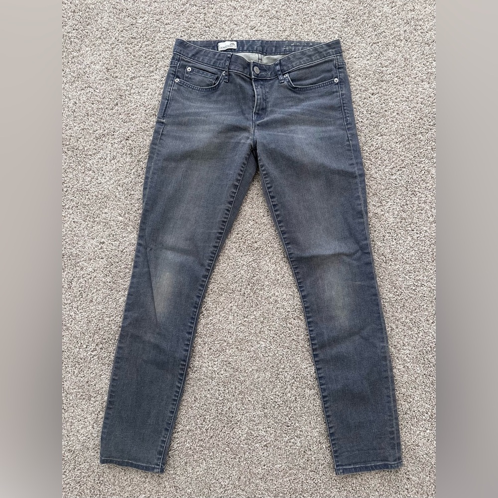 GAP Womens Dark Gray Skinny Jeans